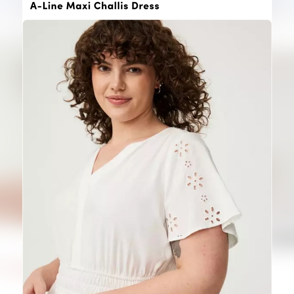 Torrid Gorgeous White Eyelet Maxi Dress - Picture 3 of 8